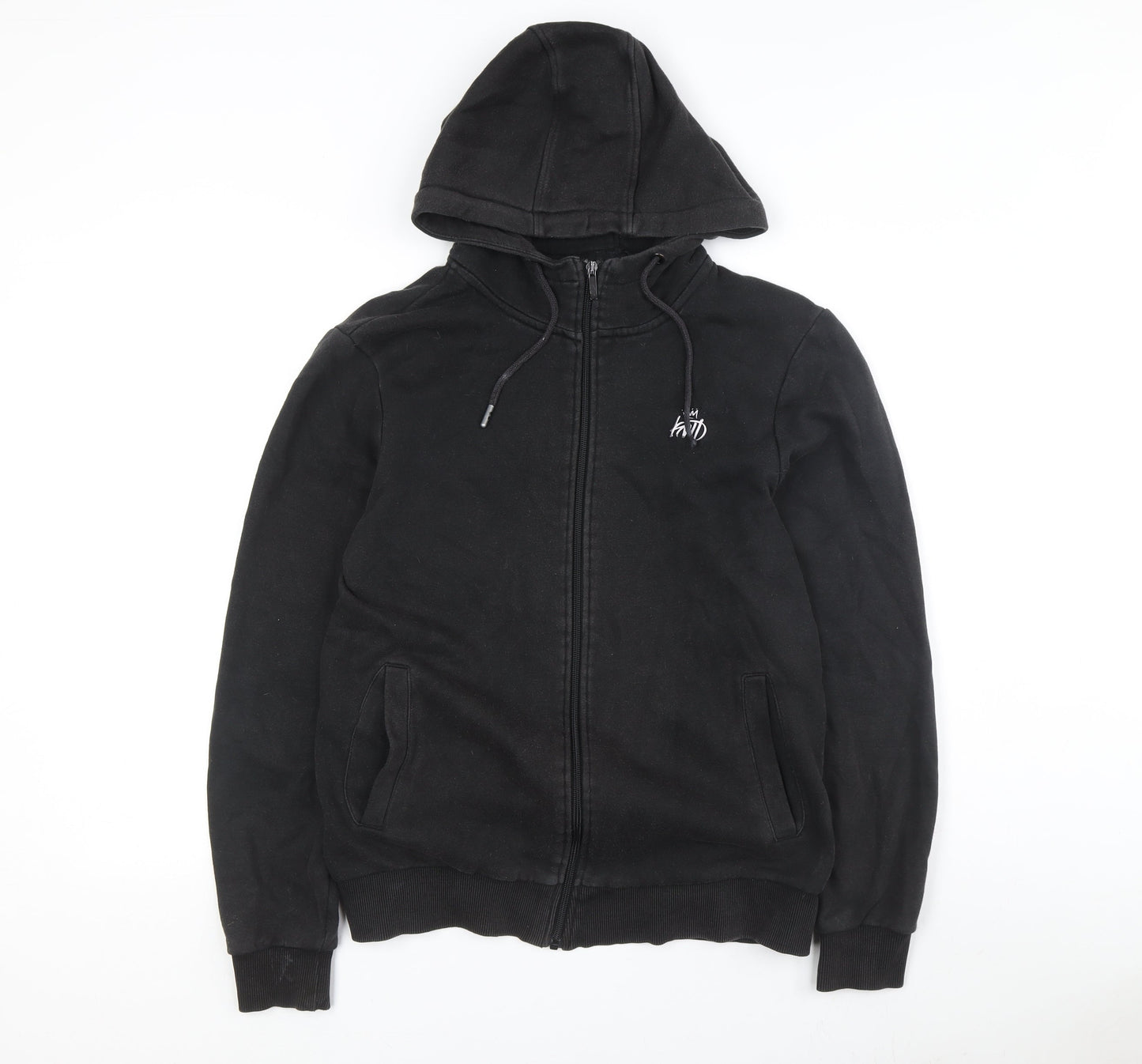 Mens UK Size S Kings Will Dream Black Full Zip Hoodie