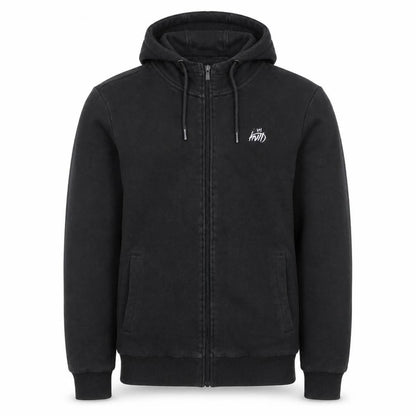 Mens UK Size S Kings Will Dream Black Full Zip Hoodie
