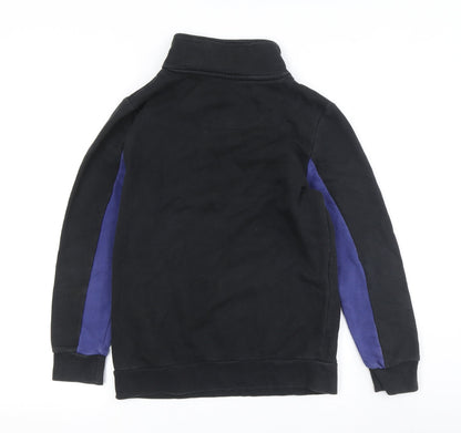 Playstation Boys Black & Blue Sweatshirt 11-12Y, Graphic, 1/2 Zip