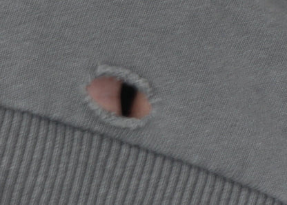 Unisex Adults UK Size M COLLUSION Grey Pullover Hoodie