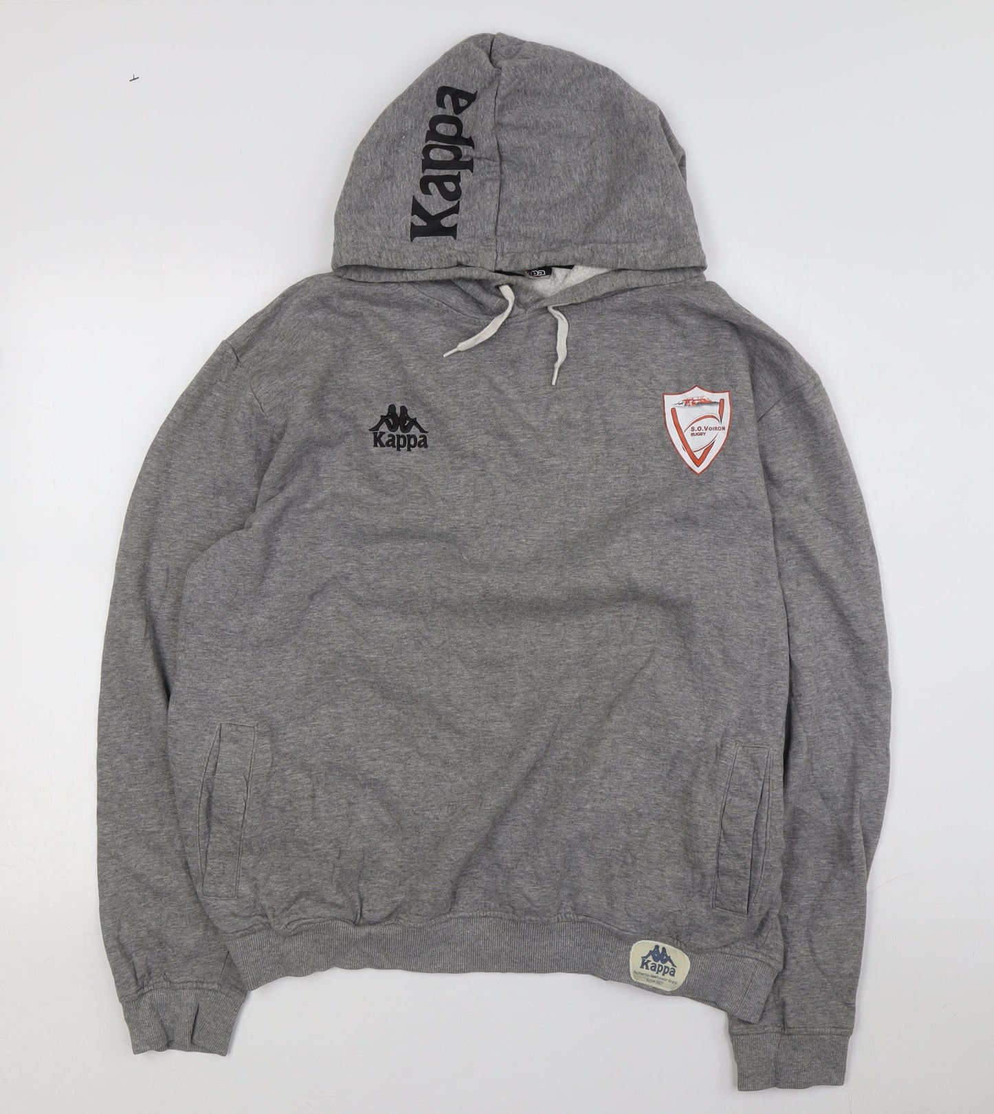 Mens UK Size XL Kappa Grey Pullover Hoodie