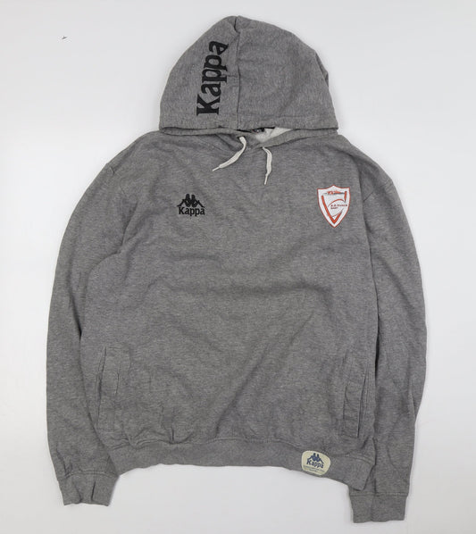 Mens UK Size XL Kappa Grey Pullover Hoodie