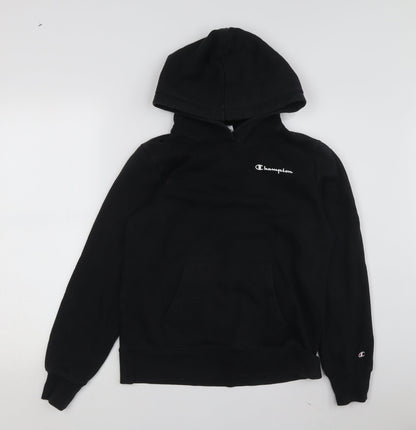 Unisex Adults UK Size S Champion Black Pullover Hoodie