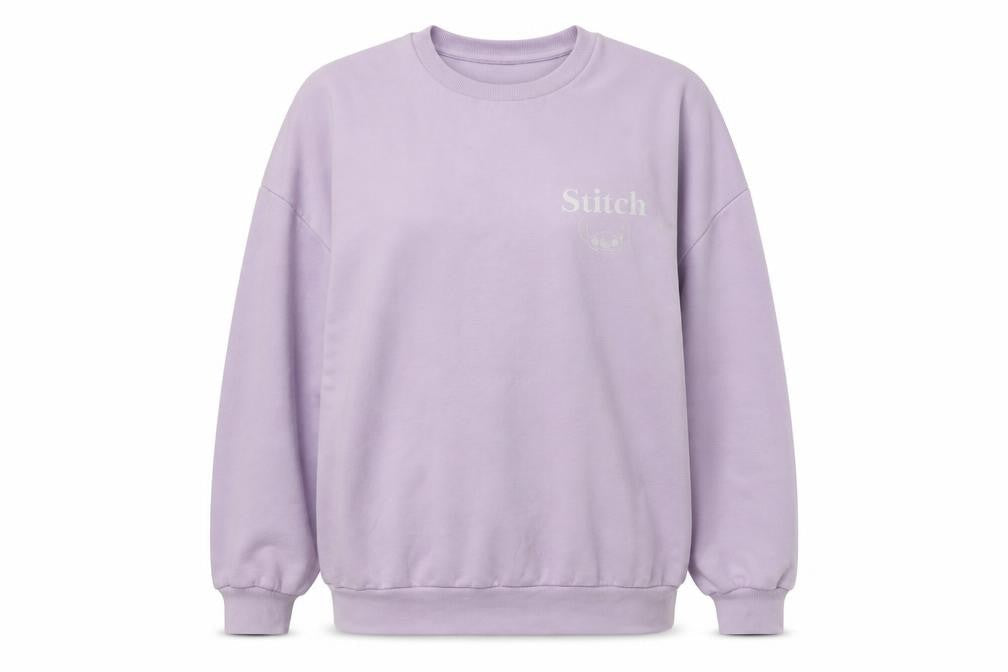 Womens UK Size S Disney Purple Pullover Sweatshirt