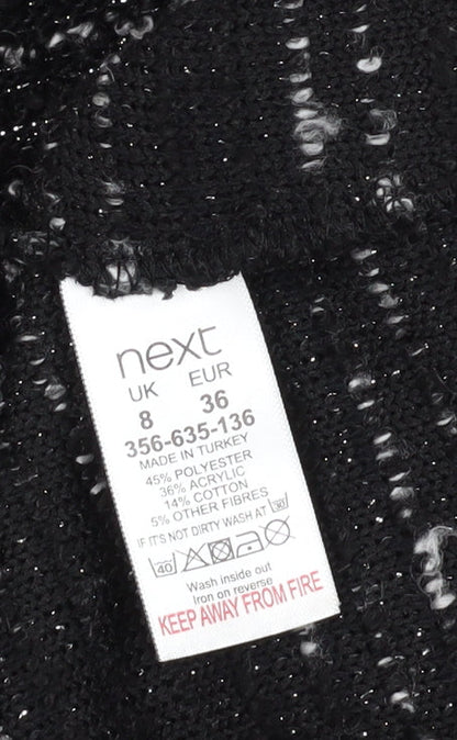 Next Women's Black Shift Dress Size 8