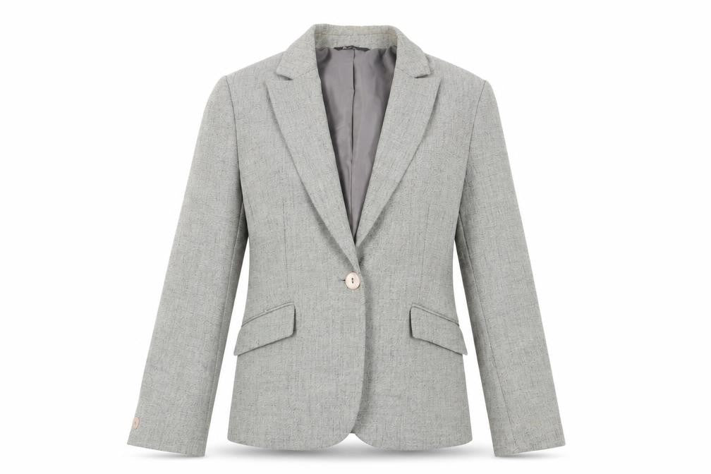 Womens UK Size 14 BHS Regular Grey Suit Jacket
