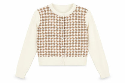 Womens UK Size L Boohoo Beige Cardigan Jumper