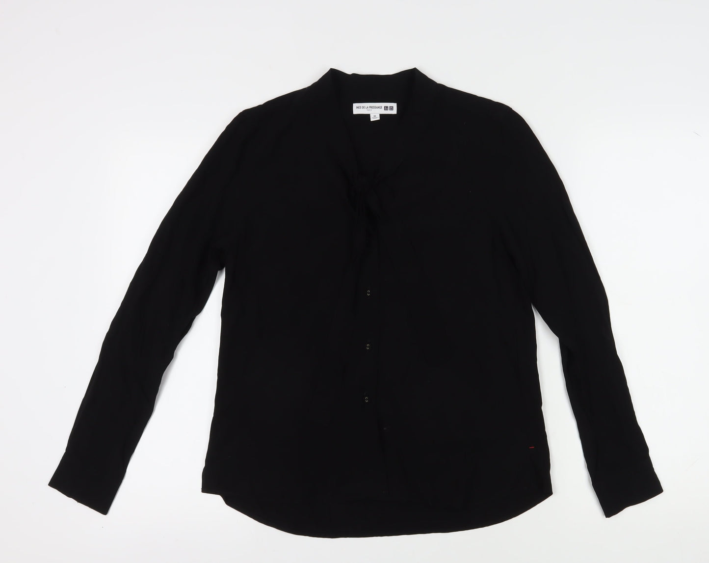 INES DE LA FRESSANGE Womens Black Viscose Blouse XS