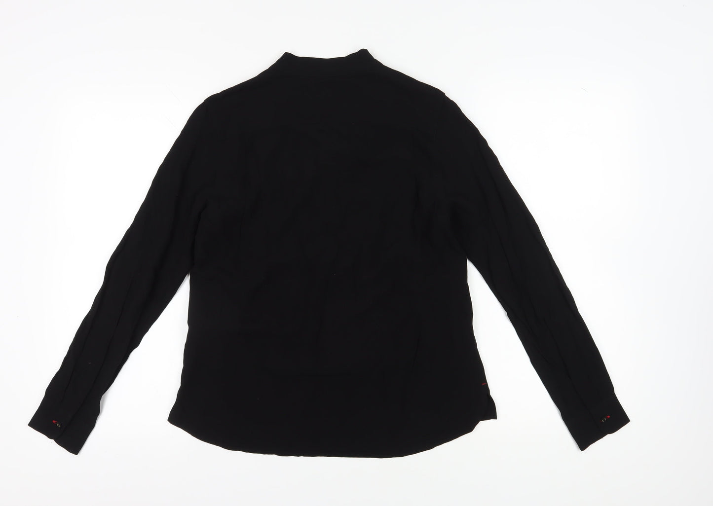 INES DE LA FRESSANGE Womens Black Viscose Blouse XS