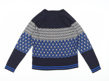 Womens UK Size S NEXT Blue Jumper Jumper