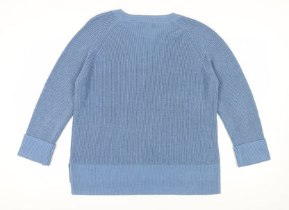 Womens UK Size L NEXT Blue Pullover Jumper