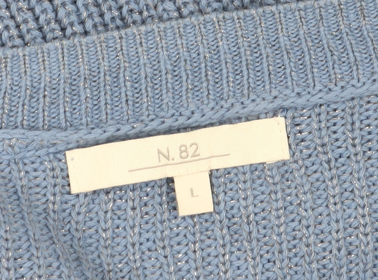 Womens UK Size L NEXT Blue Pullover Jumper