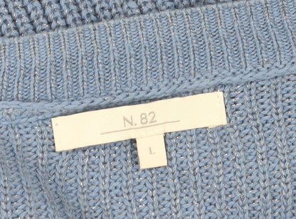 Womens UK Size L NEXT Blue Pullover Jumper