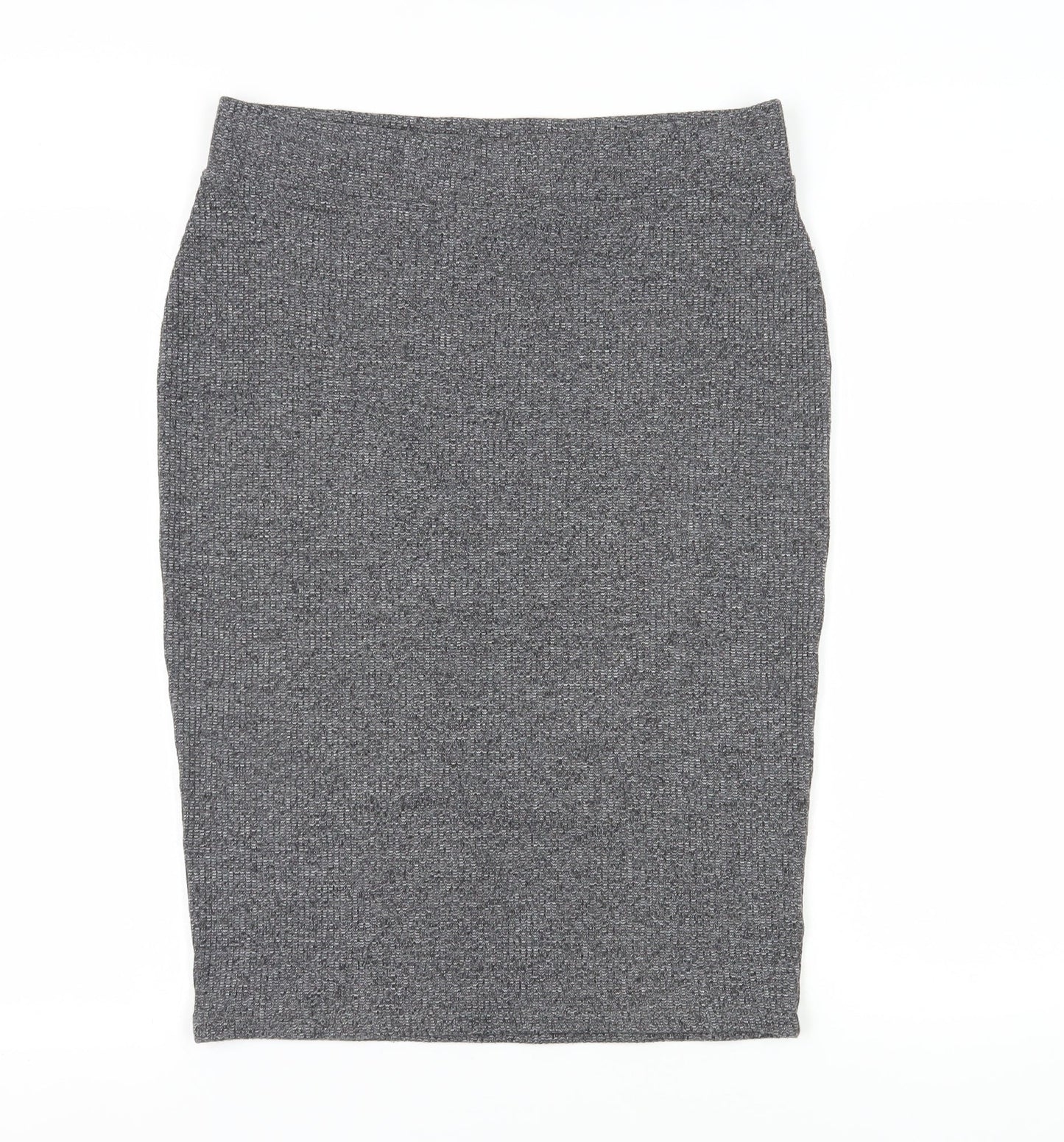 Next Women's Grey Pencil Skirt, Size 14, Polyester Blend