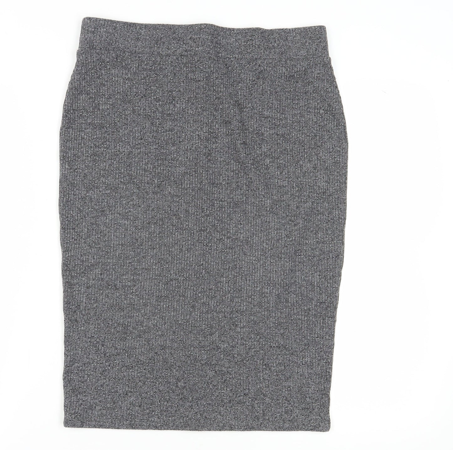 Next Women's Grey Pencil Skirt, Size 14, Polyester Blend