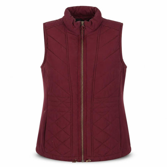 Womens UK Size M Roman Red Quilted Coat