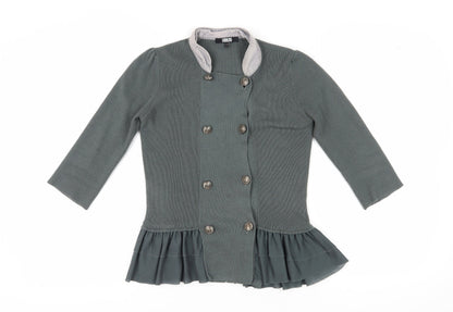 Womens UK Size 8 ASOS Green Cardigan Jumper