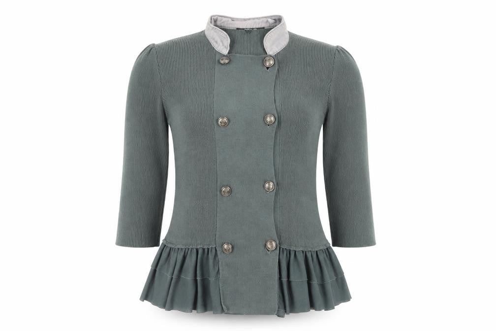 Womens UK Size 8 ASOS Green Cardigan Jumper