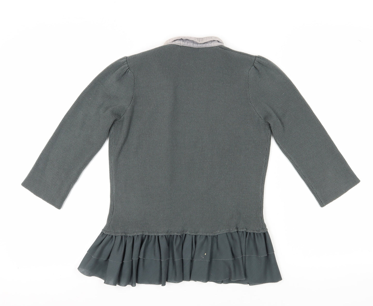 Womens UK Size 8 ASOS Green Cardigan Jumper