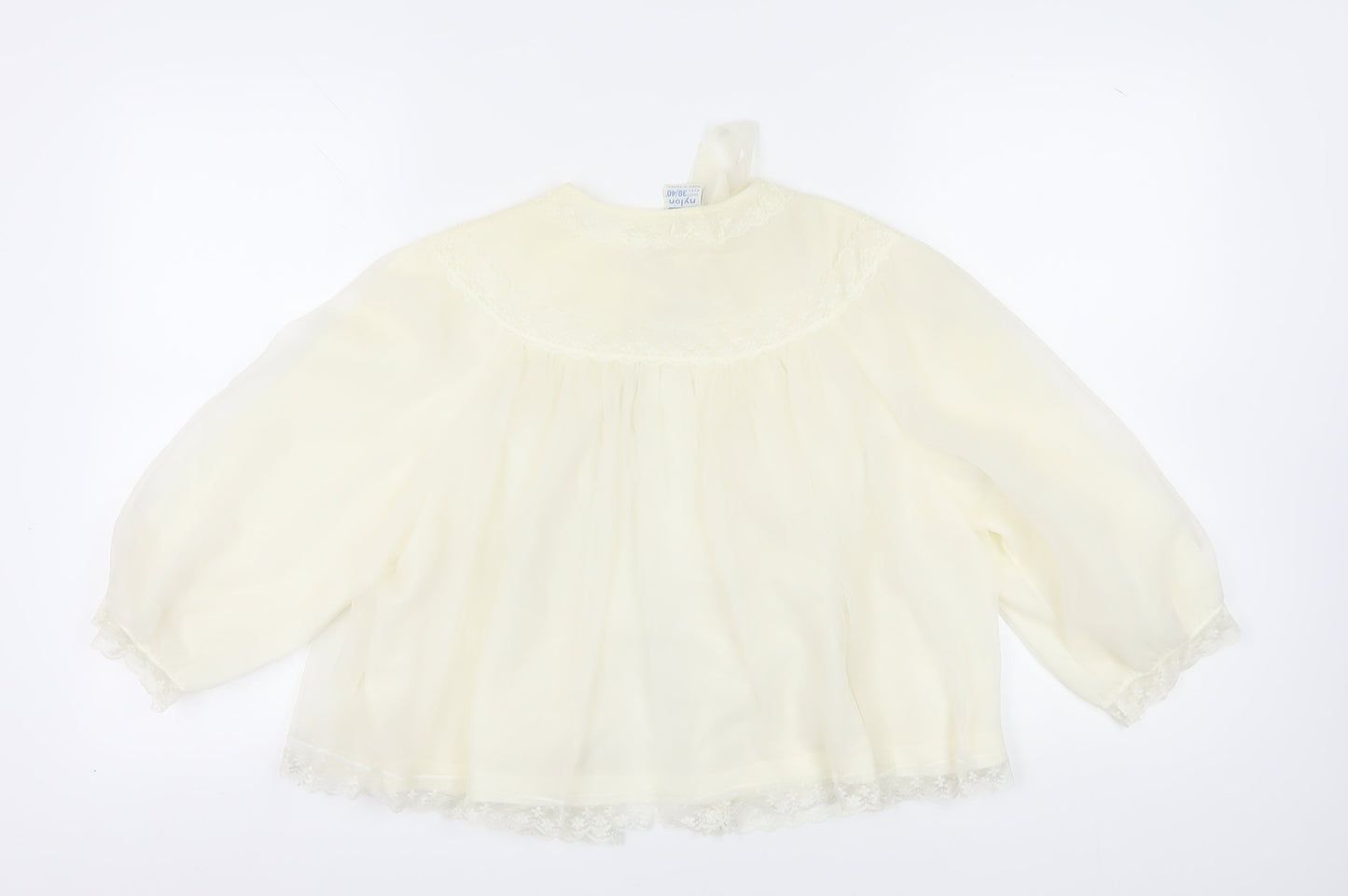 Womens UK Size M St Michael Ivory Basic Blouse