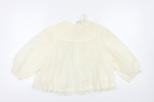 Womens UK Size M St Michael Ivory Basic Blouse