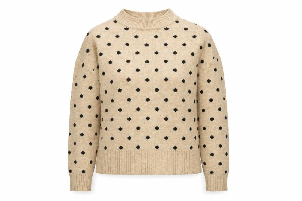 Womens UK Size S H&M Beige Pullover Jumper