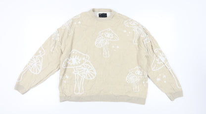 ASOS DESIGN Women's Beige Pullover Jumper - S