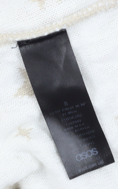 ASOS DESIGN Women's Beige Pullover Jumper - S