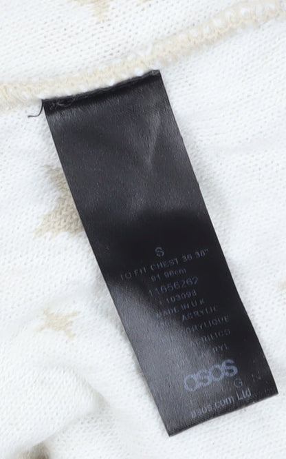 ASOS DESIGN Women's Beige Pullover Jumper - S