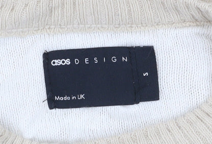ASOS DESIGN Women's Beige Pullover Jumper - S