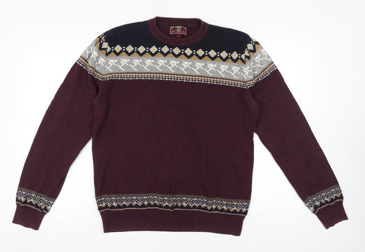 Next Men's Multicoloured Fair Isle Pullover - L