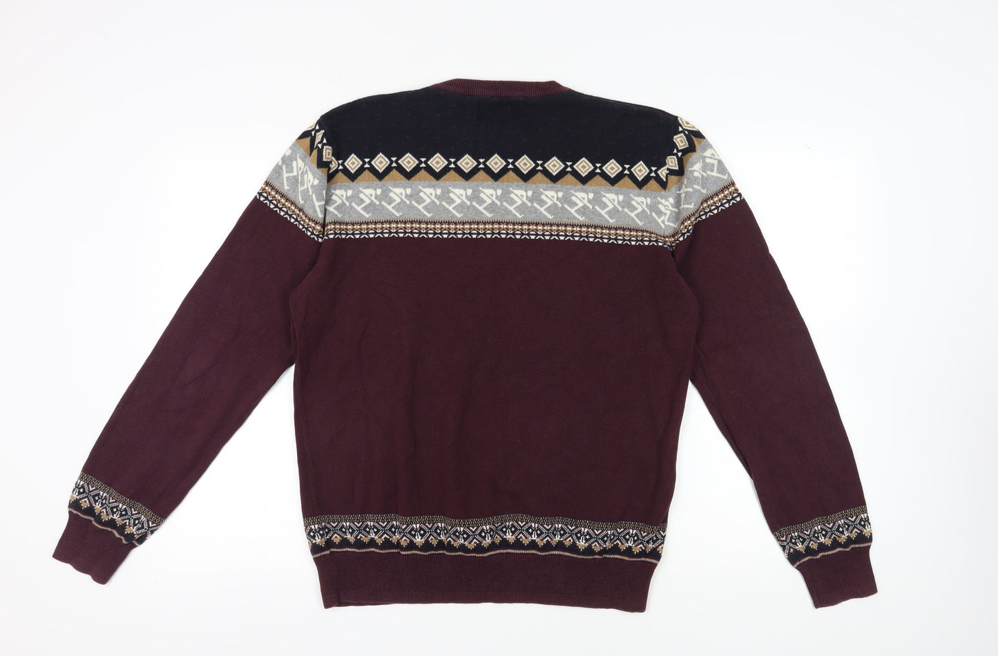 Next Men's Multicoloured Fair Isle Pullover - L