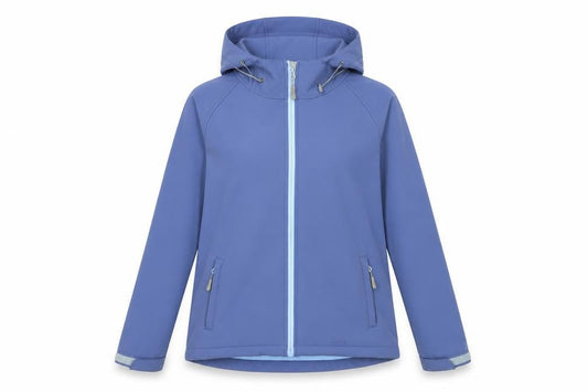 Eono Women's Blue Hooded Windbreaker Jacket M