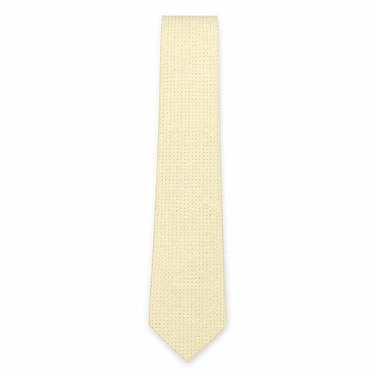 Mens Debenhams Beige Polka Dot 100% Polyester  Tie