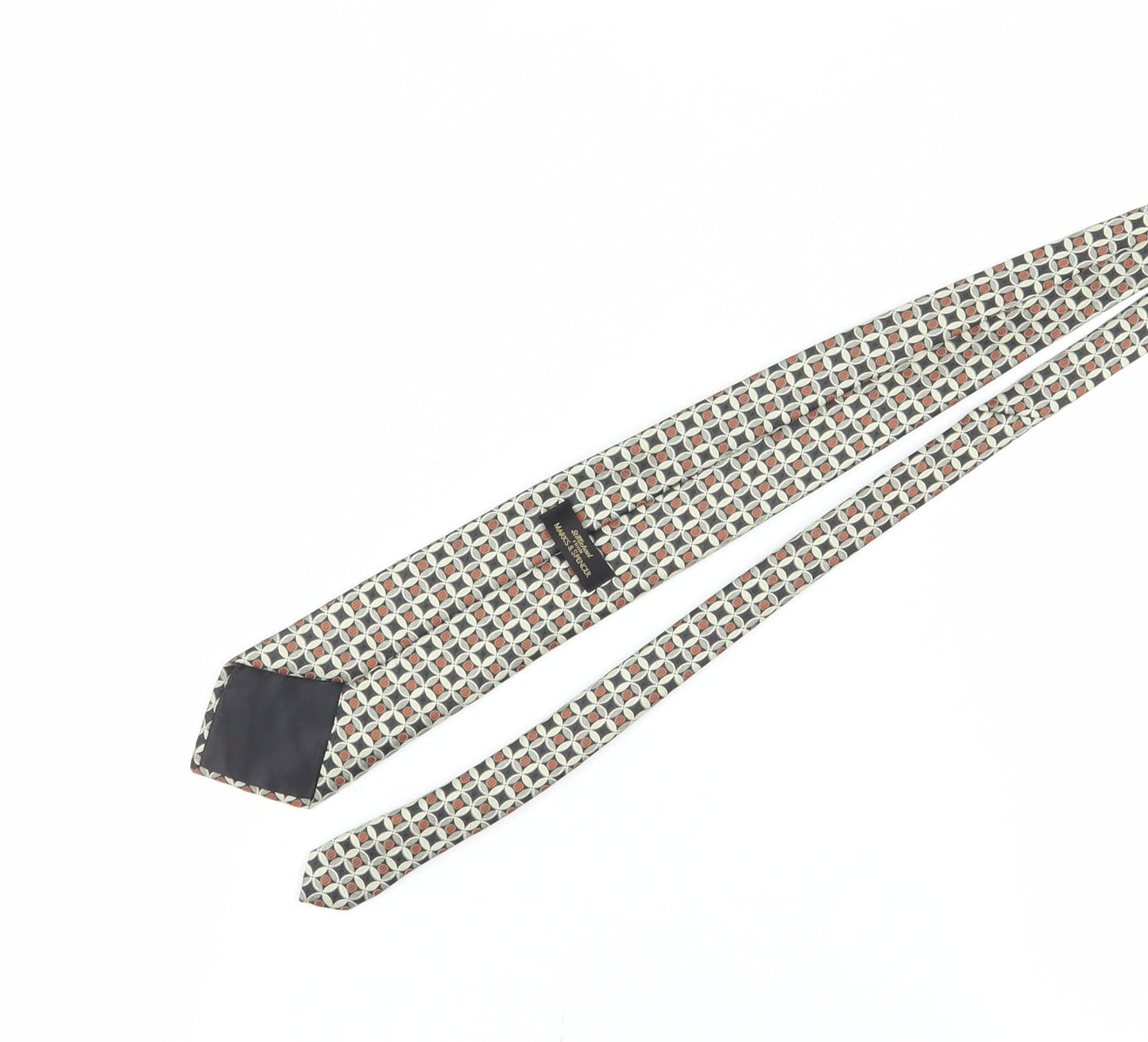 Marks and Spencer Men's Geometric Multicoloured Tie