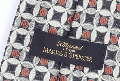 Marks and Spencer Men's Geometric Multicoloured Tie