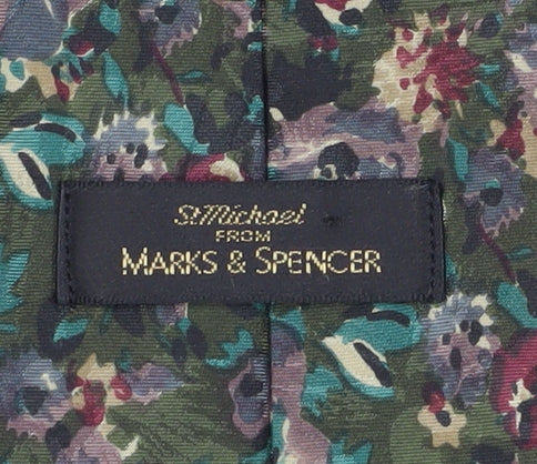Marks and Spencer Men's Multicoloured Floral Tie