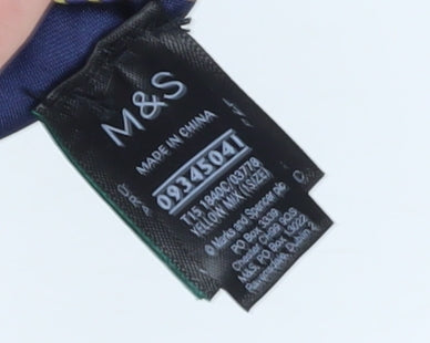 Marks and Spencer Men's Beige Silk Geometric Tie