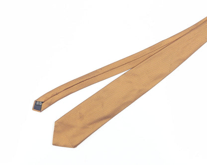 Linea Men's Bronze Striped Silk Tie