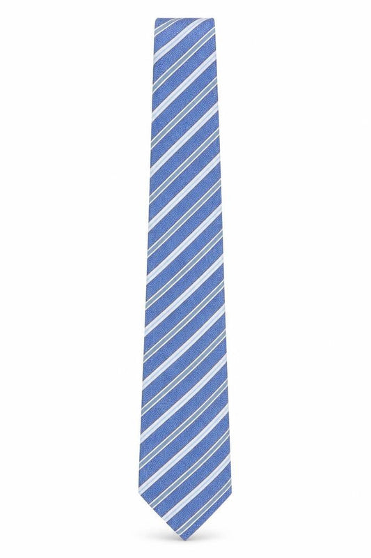 Giorgio Mariani Men's Blue Striped Tie