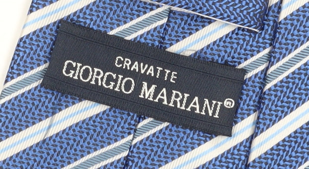 Giorgio Mariani Men's Blue Striped Tie