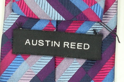 Austin Reed Multicoloured Silk Plaid Men's Tie One Size