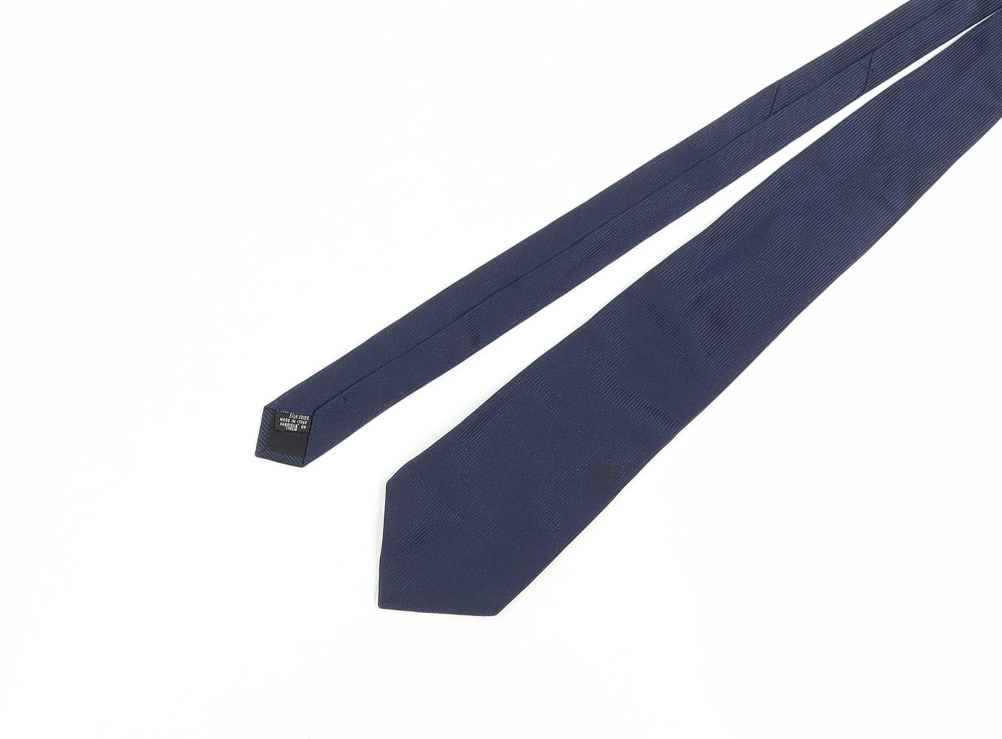 René Lezard Men's Blue Silk Tie, Classic Accessory