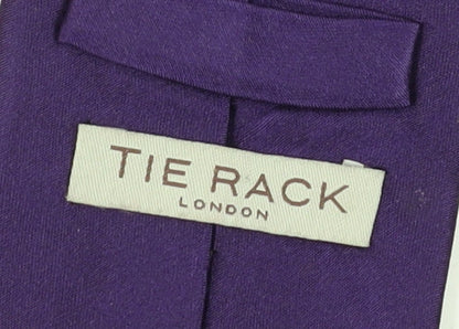 Tie Rack Men's Purple Silk Tie, Elegant and Stylish