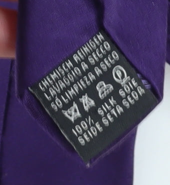 Tie Rack Men's Purple Silk Tie, Elegant and Stylish