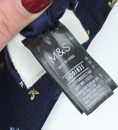 Marks and Spencer Multicoloured Floral Silk Tie