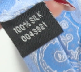 STVDIO Jeff Banks Men's Blue Paisley Silk Tie