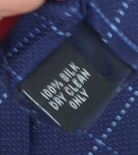 Moss Men's Blue Plaid Silk Tie