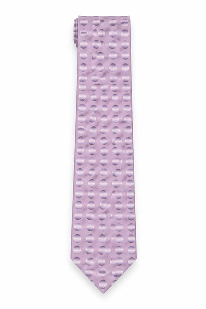 Mens KENZO Purple Polka Dot 100% Silk  Tie