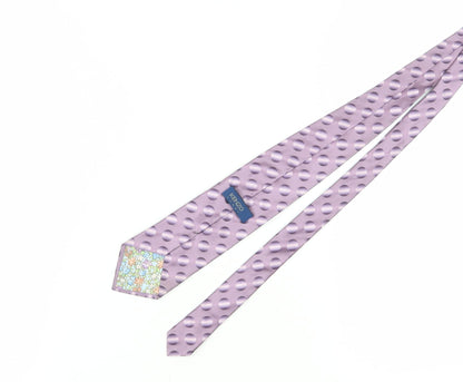 Kenzo Men's Purple Polka Dot Silk Tie